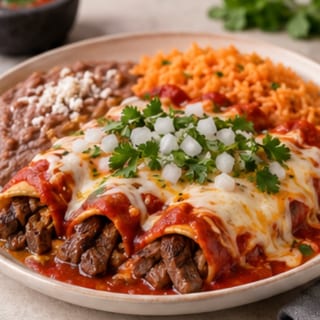 Asada Enchiladas