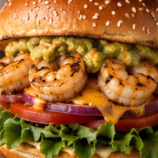 Shrimp Cali Burger
