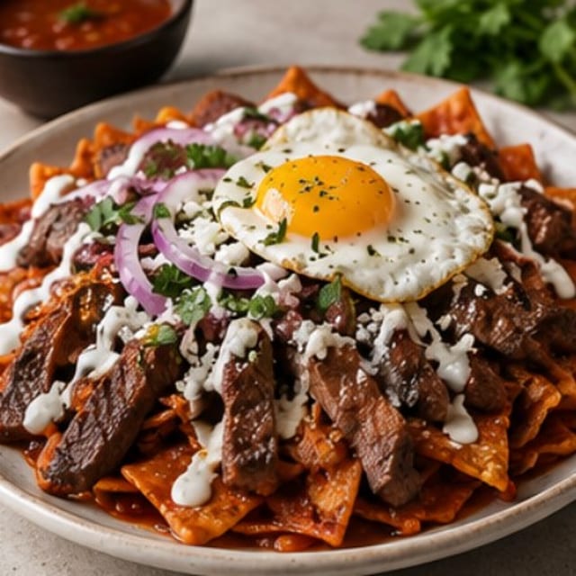 Steak Chilaquiles.