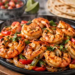 Lunch Fajitas Shrimp