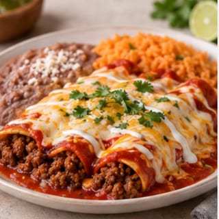 Ground Beef Enchiladas