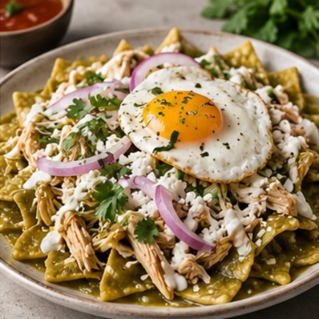 Chicken Chilaquiles.