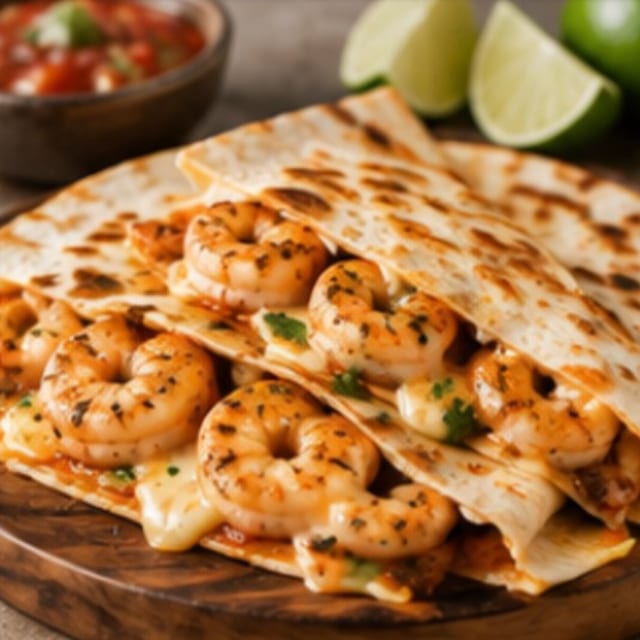 Shrimp Quesadilla.