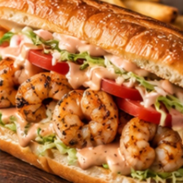 Shrimp Sandwich.